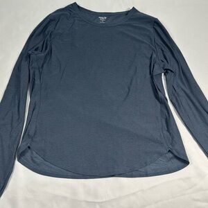 Old Navy Slate Blue Long Sleeve Women's Tee